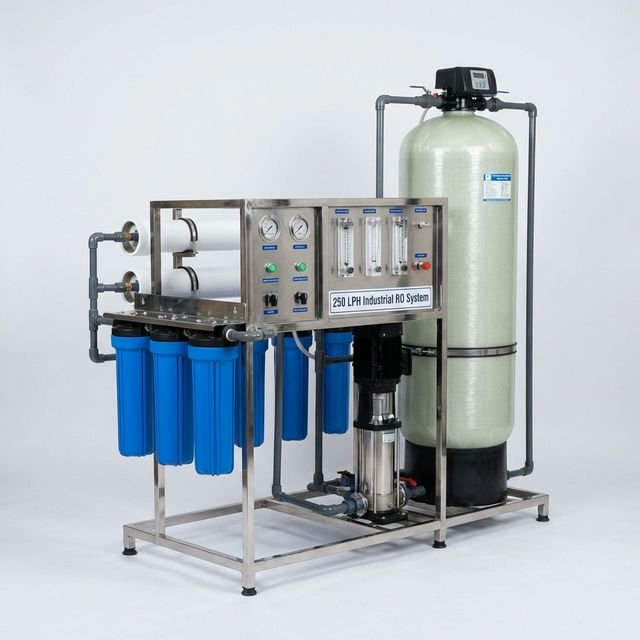 250 LPH Industrial RO Plant